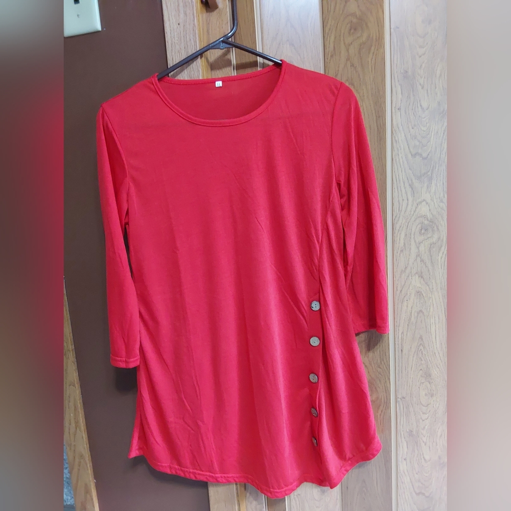 Red tunic